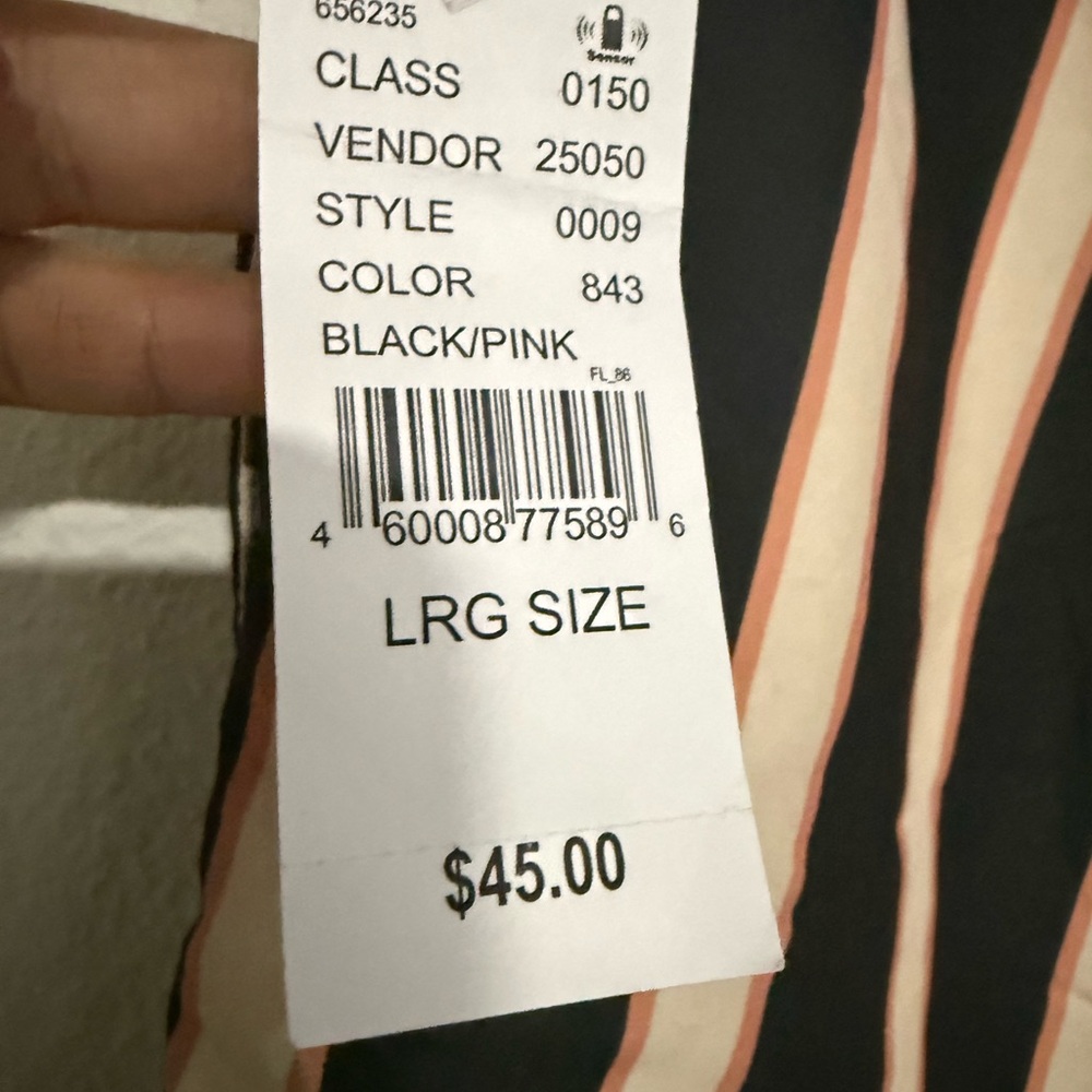 PacSun Playboy Striped Black and Tan Athletic Shorts - Picture 6 of 9